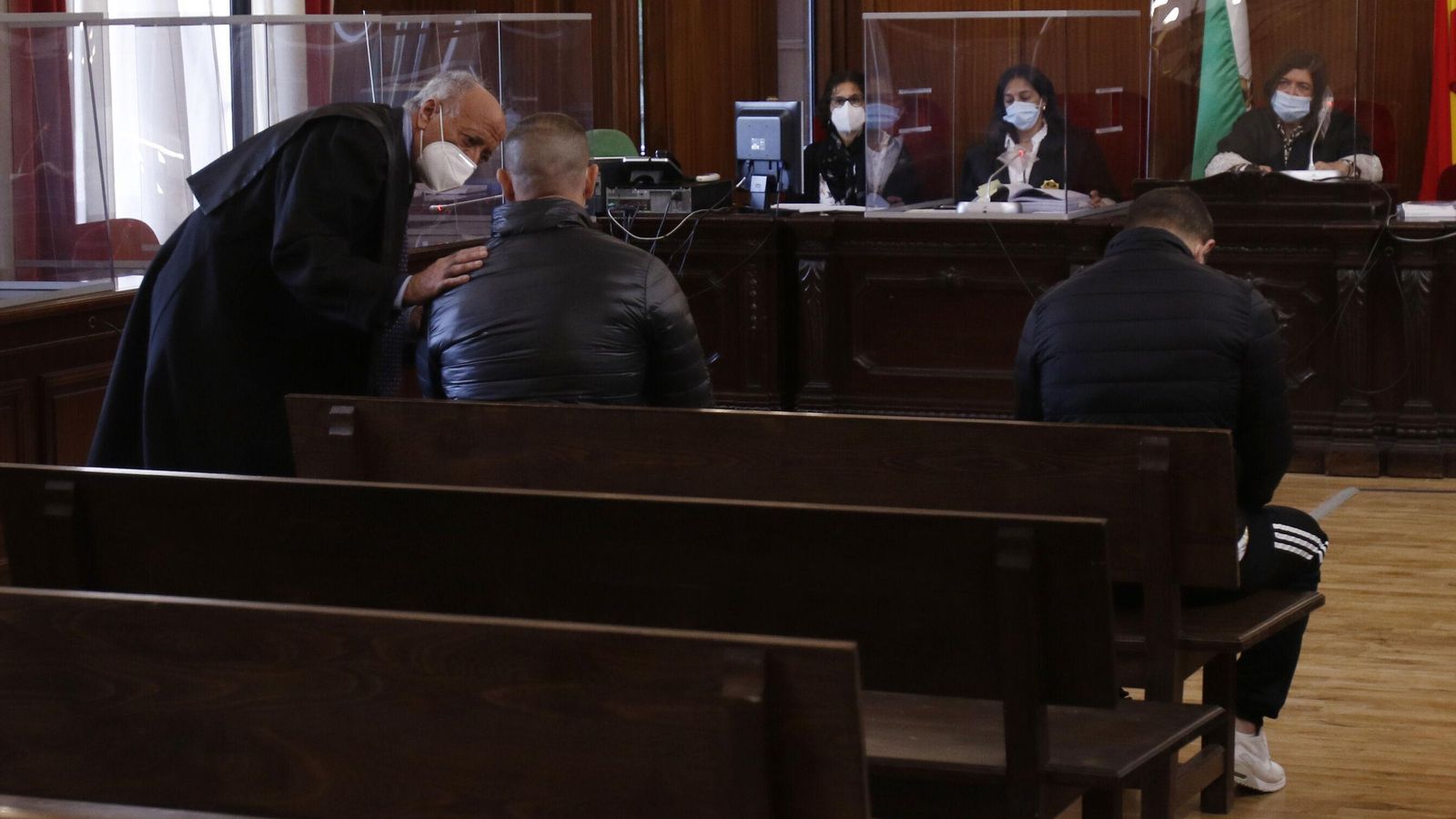 El juicio de los dos primeros detenidos, celebrado en diciembre de 2020 en la Audiencia de Sevilla.