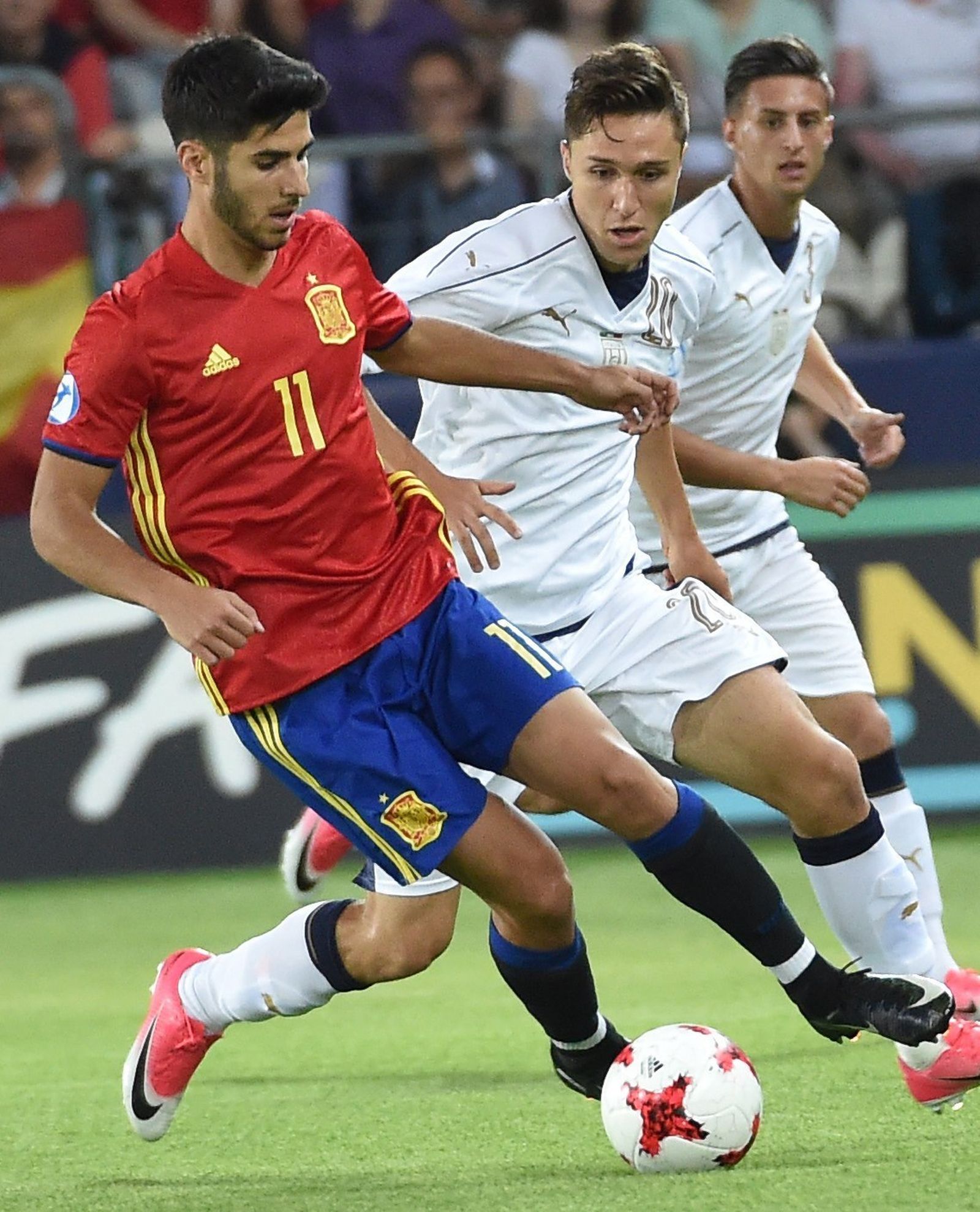 El España-Italia de las semifinales del Europeo sub 21, en imágenes