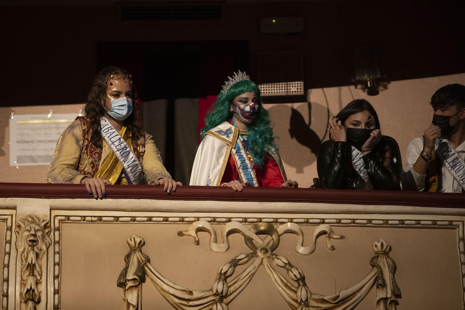 Imágenes del ambiente en el cuarto día del concurso de agrupaciones del Carnaval Colombino