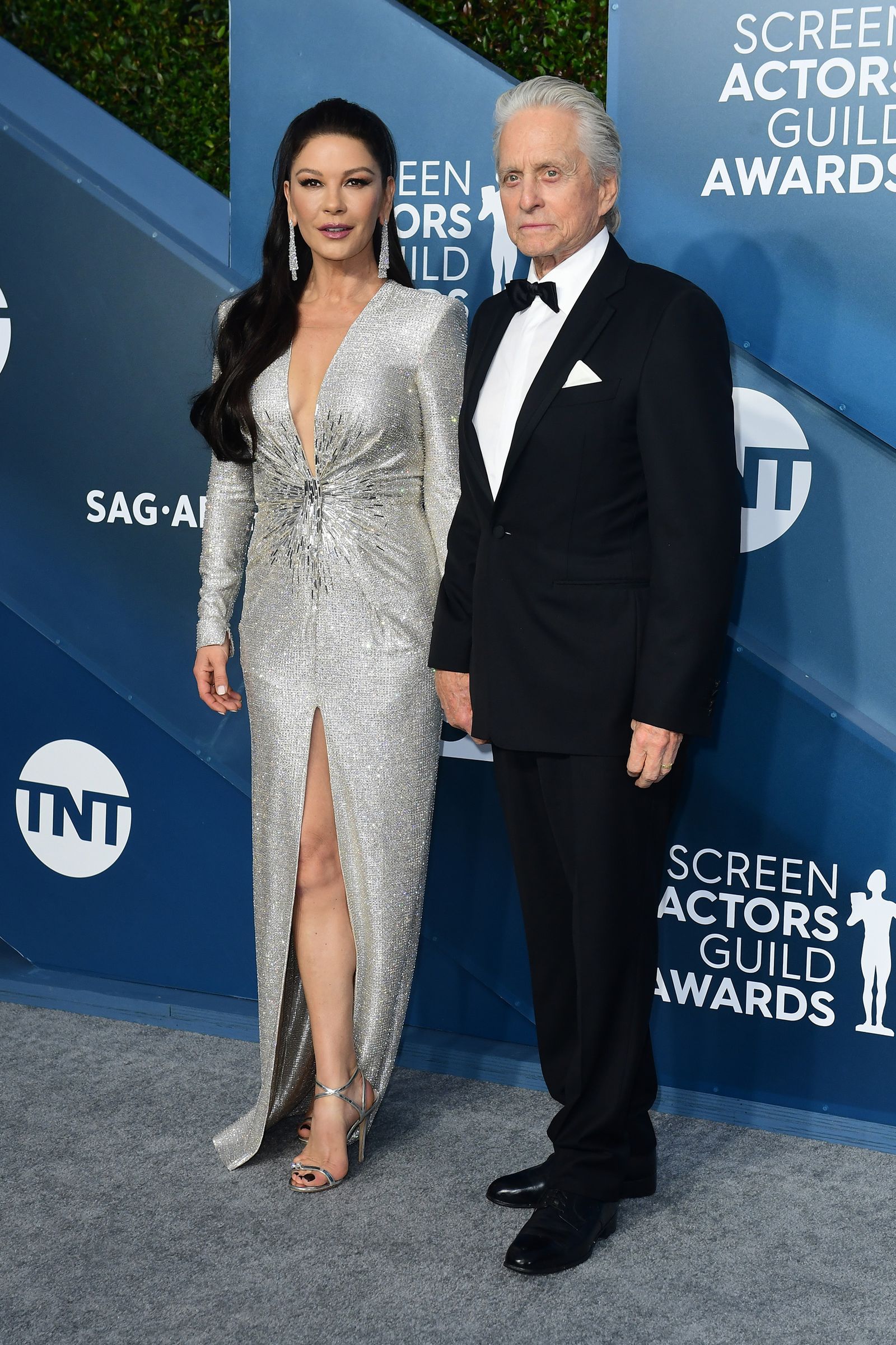Catherine Zeta-Jones y Michael Douglas, en la gala de los premios del Sindicato de actores.