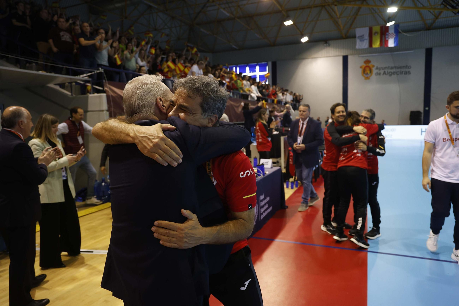Las fotos del España Croacia de clasificación para el Mundial femenino de balonmano, en Algeciras