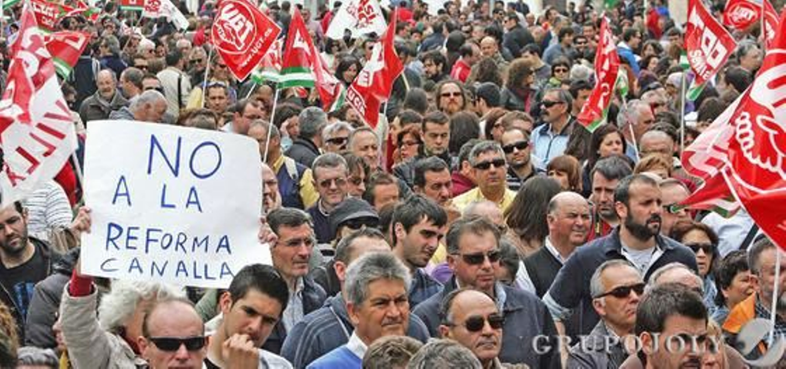 Las imágenes de la huelga general en Jerez. 

Foto: Pascual