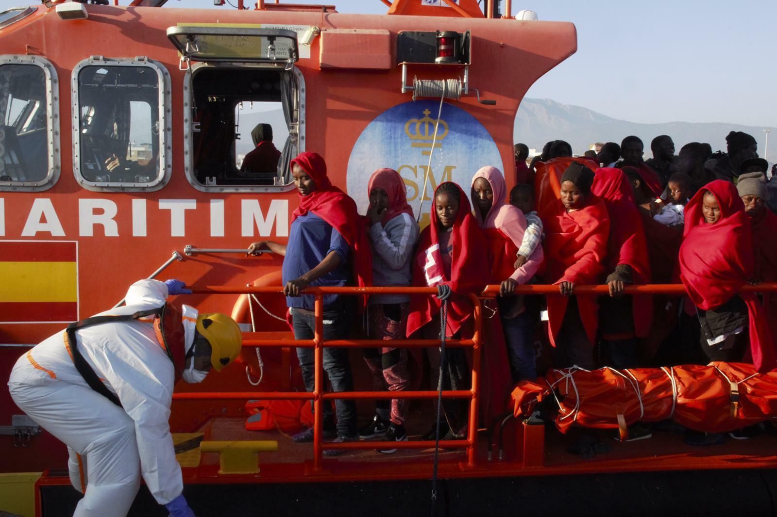 Imagen de archivo de la llegada de una patera.