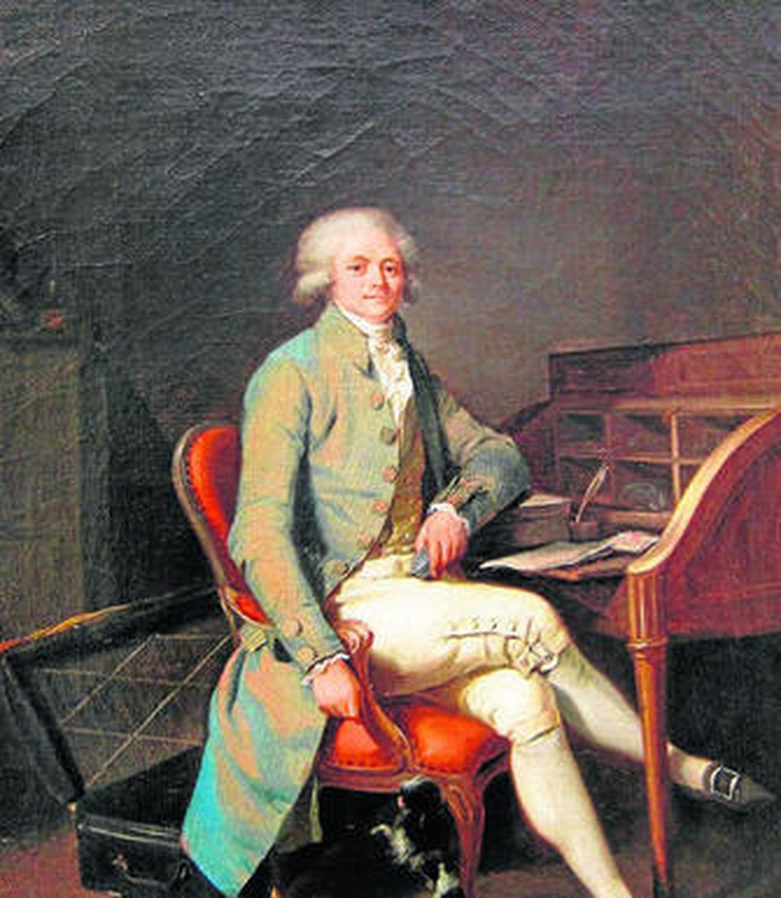 Retrato de Robespierre hacia 1791, obra de Louis-Léopold Boilly.