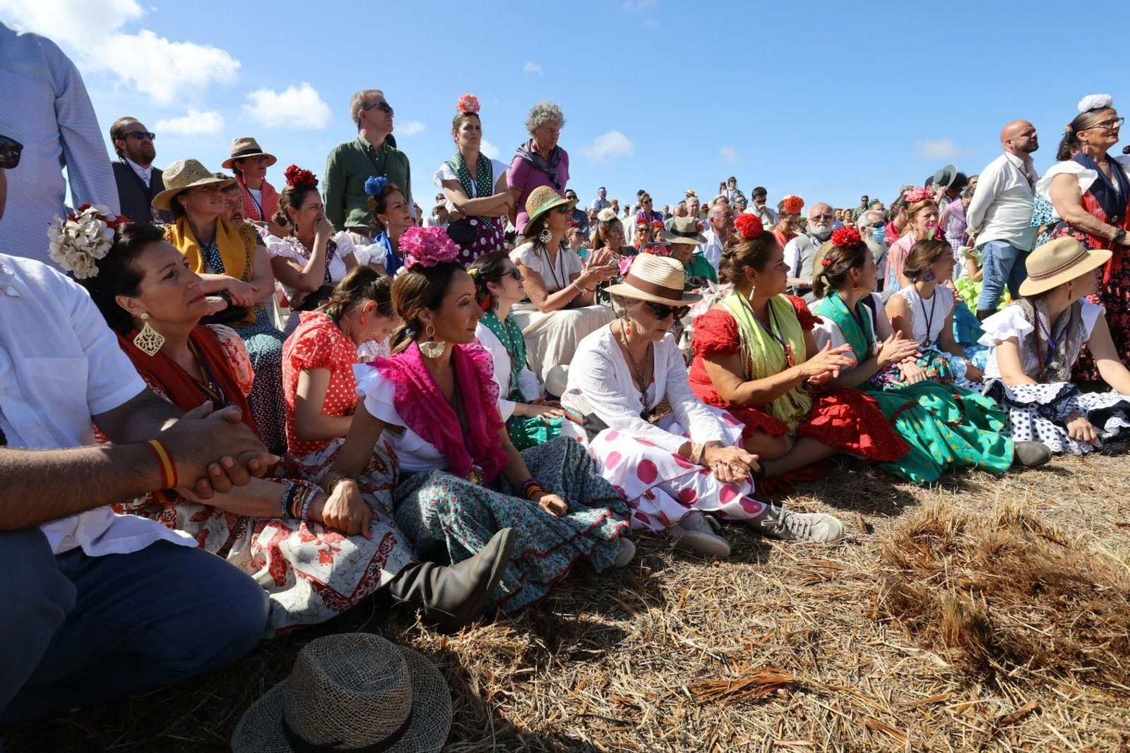 Misa de romeros de las hermandades de Jerez y El Puerto en Marismillas