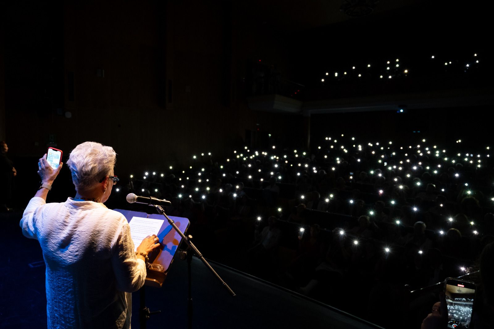 Un momento muy emotivo de este acto.