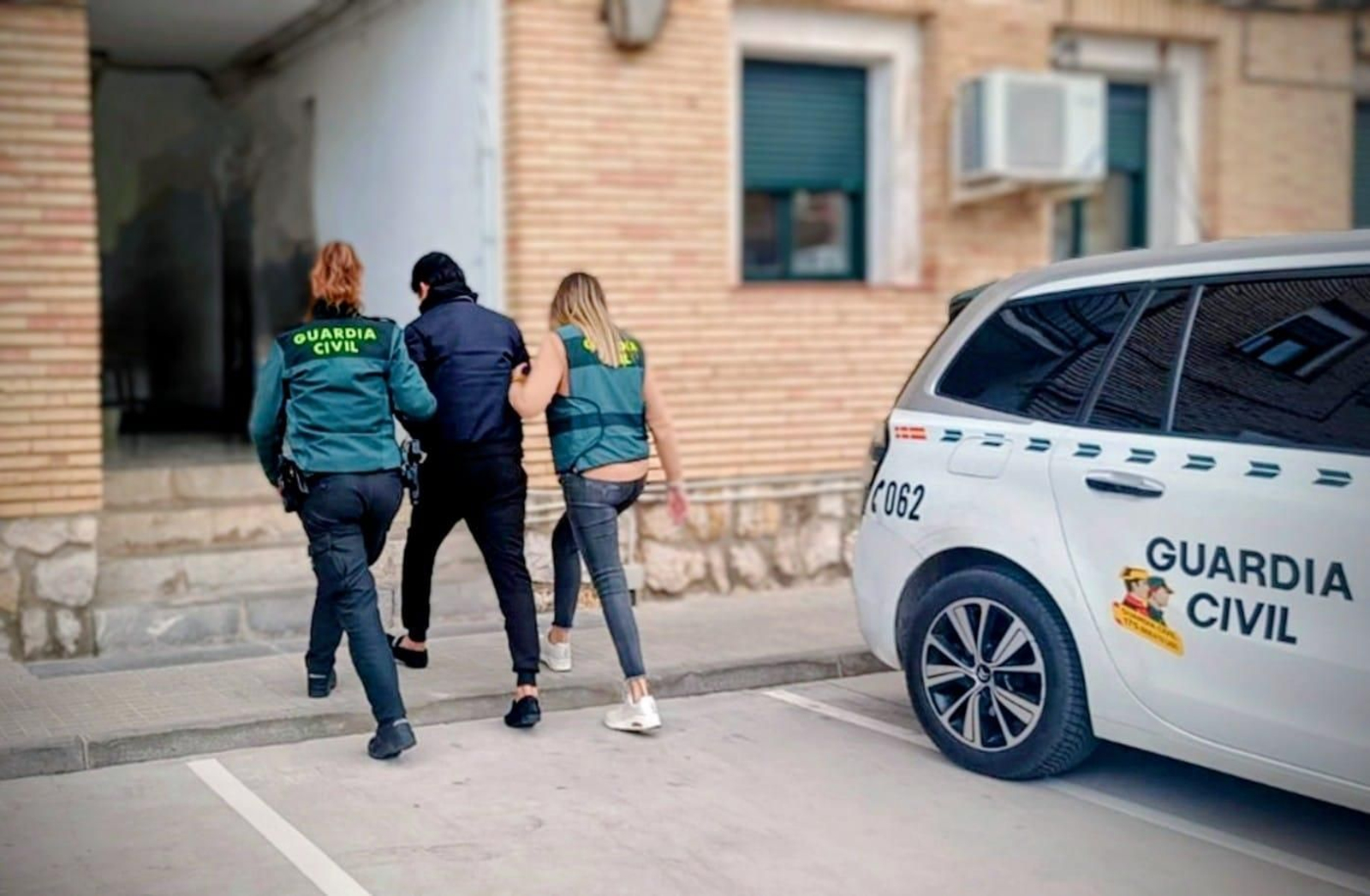 Detección practicada por la Guardia Civil.