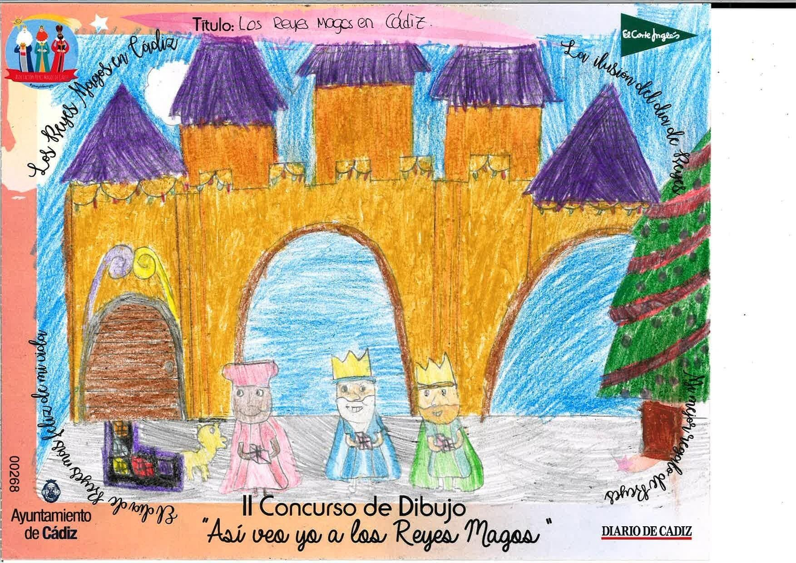 Las felicitaciones finalistas del II Concurso de Dibujo 'Así veo yo a los Reyes Magos'