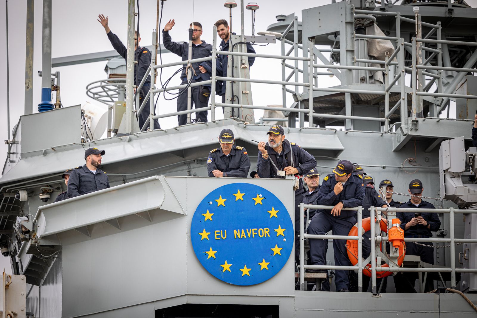 Imágenes del regreso de La fragata 'Numancia' a Rota tras participar en la operación Atalanta