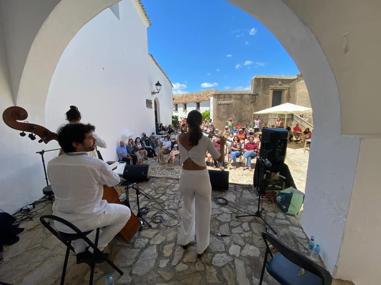 Concierto en el Castillo de Castellar, en una de las ediciones pasadas de Castejazz.