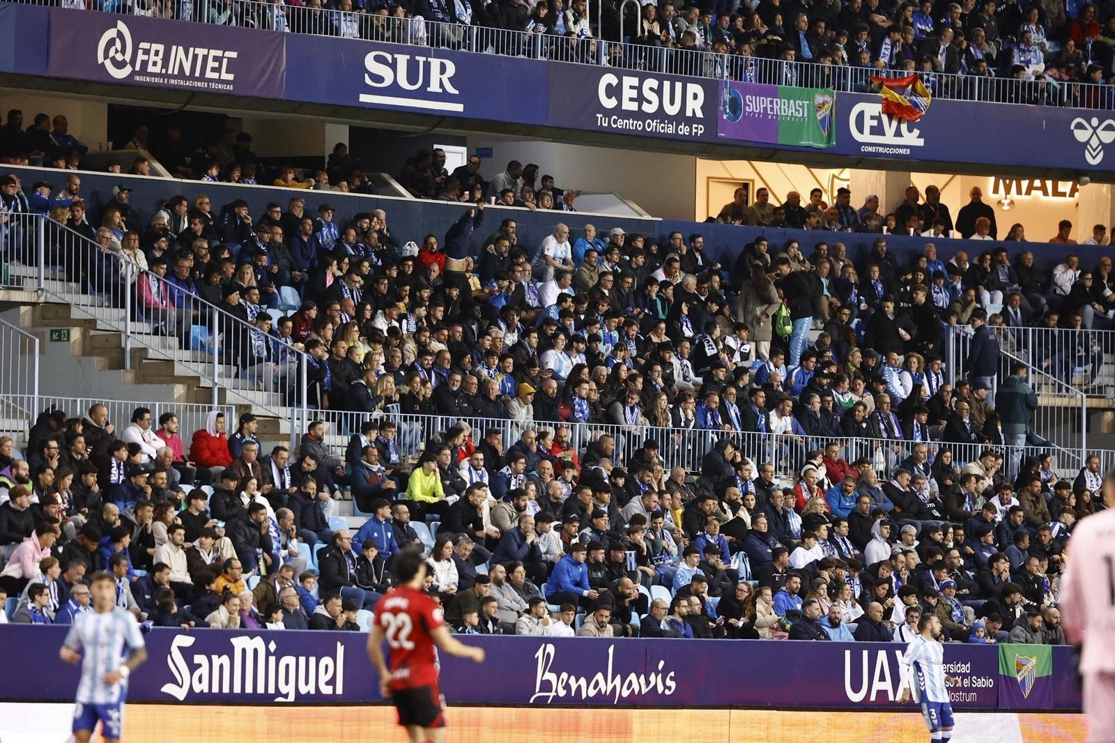Búscate en las gradas de La Rosaleda en el Málaga CF-Mirandés