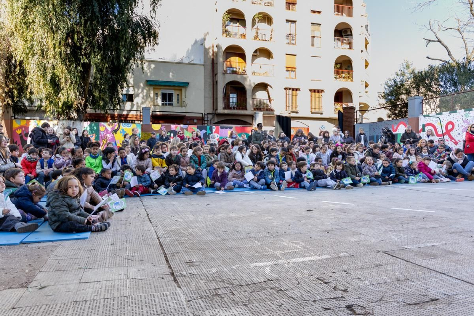 Concesión de la Bandera Verde otorgada por la Red Andaluza de Ecoescuelas al CEIP Jesús María de Jaén