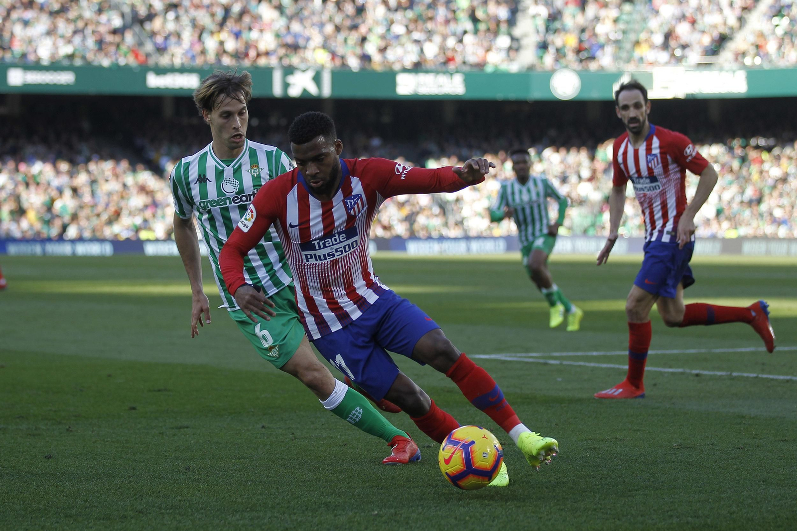 El Betis-Atlético de Madrid, en imágenes