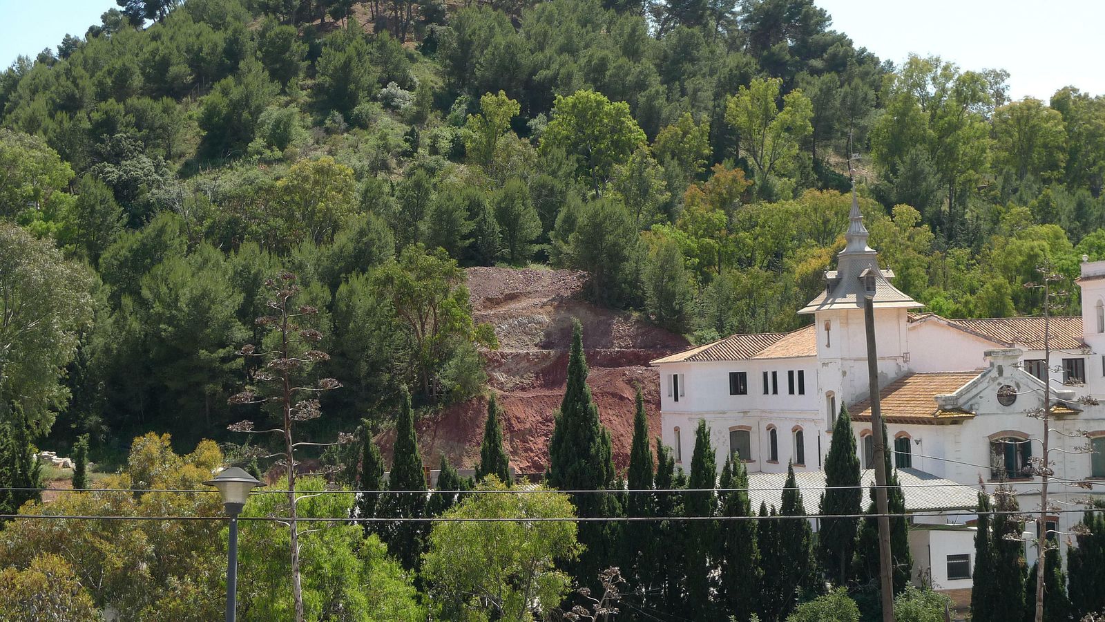 Terrenos situados en el Monte Gibralfaro, junto al colegio de El Monte, también expropiados.