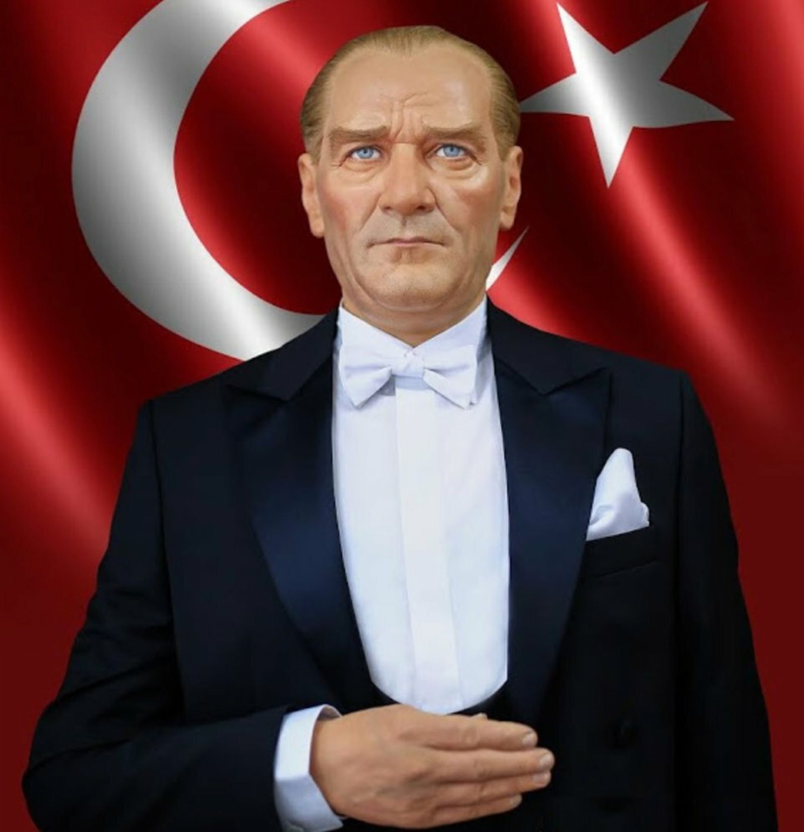 Retrato de Atatürk, instaurador de la moderna república de Turquía en 1923.