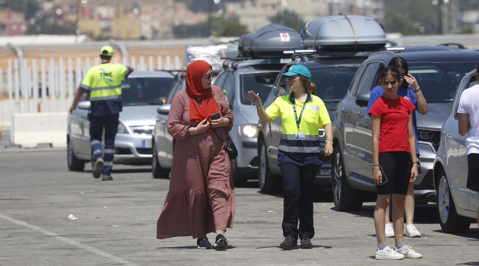 Las fotos del sábado más concurrido en la Operación paso del Estrecho en Algeciras