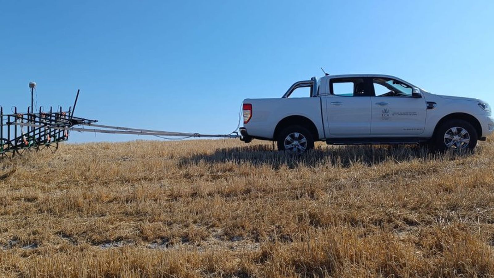 Sondeos con el georradar en Asta Regia.
