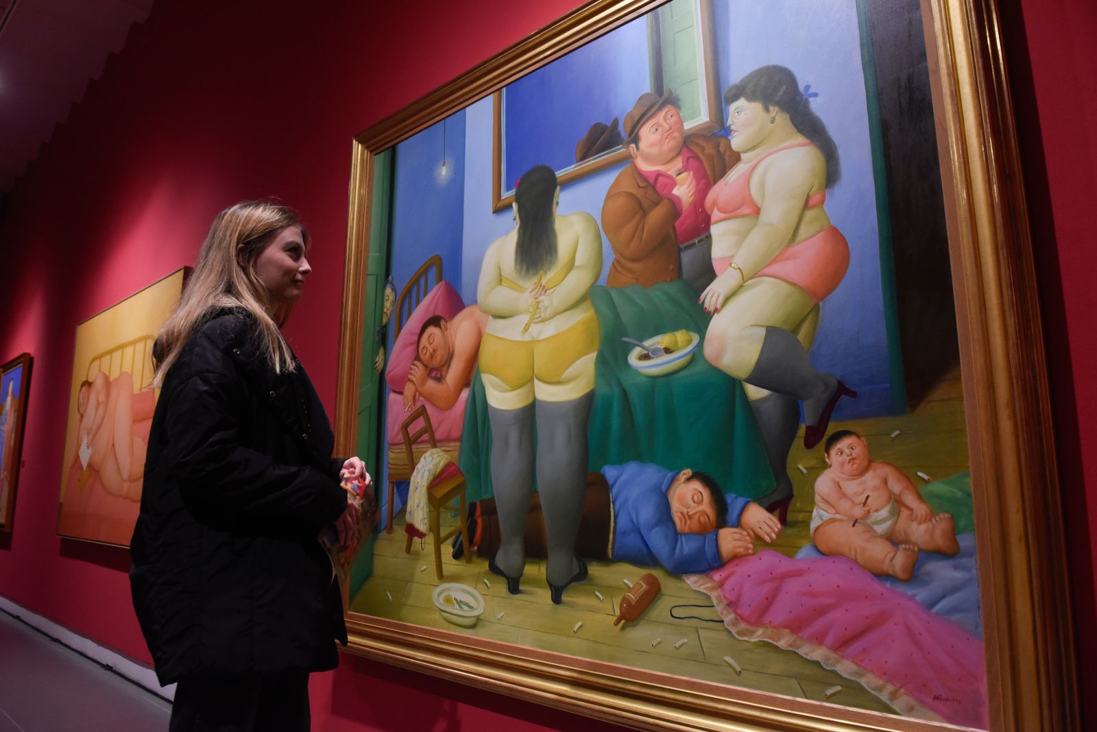 Inauguración  de la exposición sobre Fernando Botero