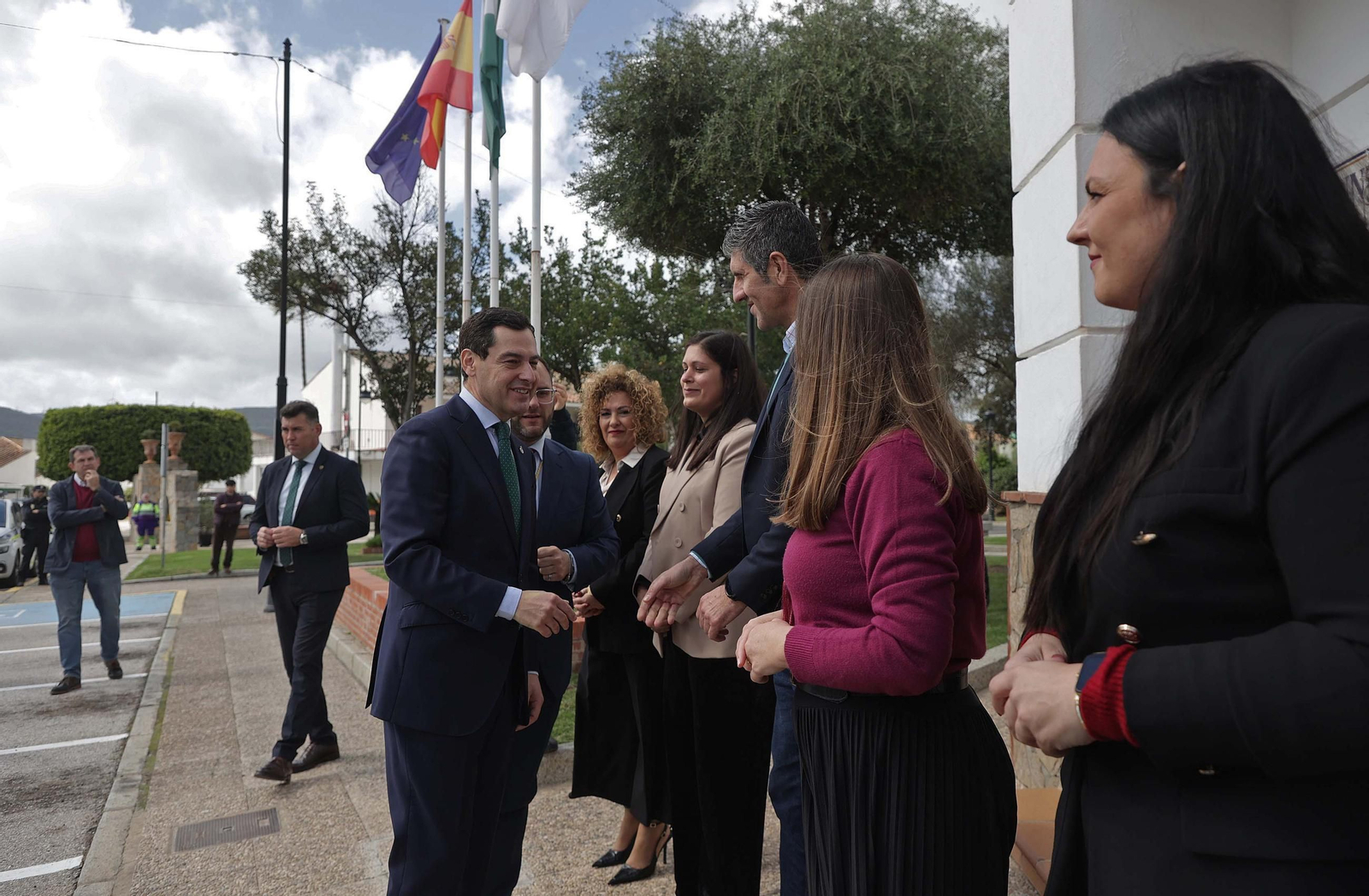 Juanma Moreno inaugura en Castellar la nueva tubería de agua para abastecer la zona norte de San Roque y el Valle del Guadiaro, en imágenes