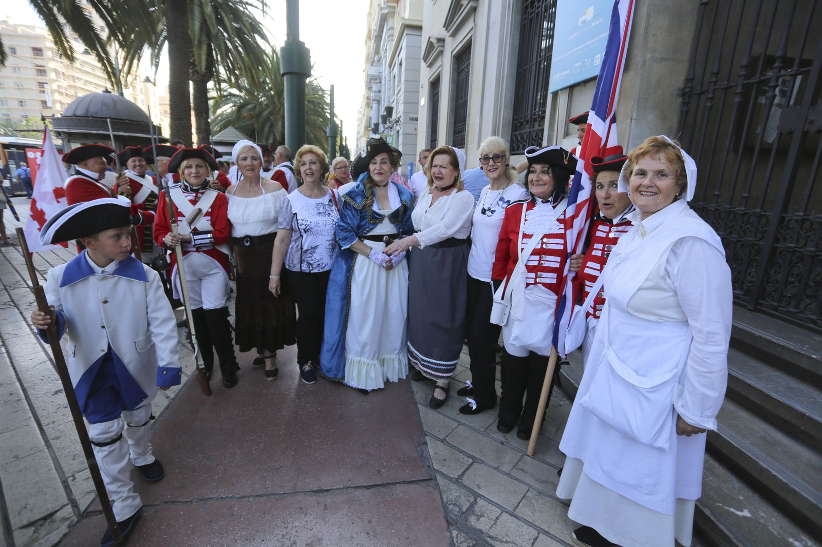 Las fotos del desfile en Málaga en recuerdo a Bernardo de Gálvez
