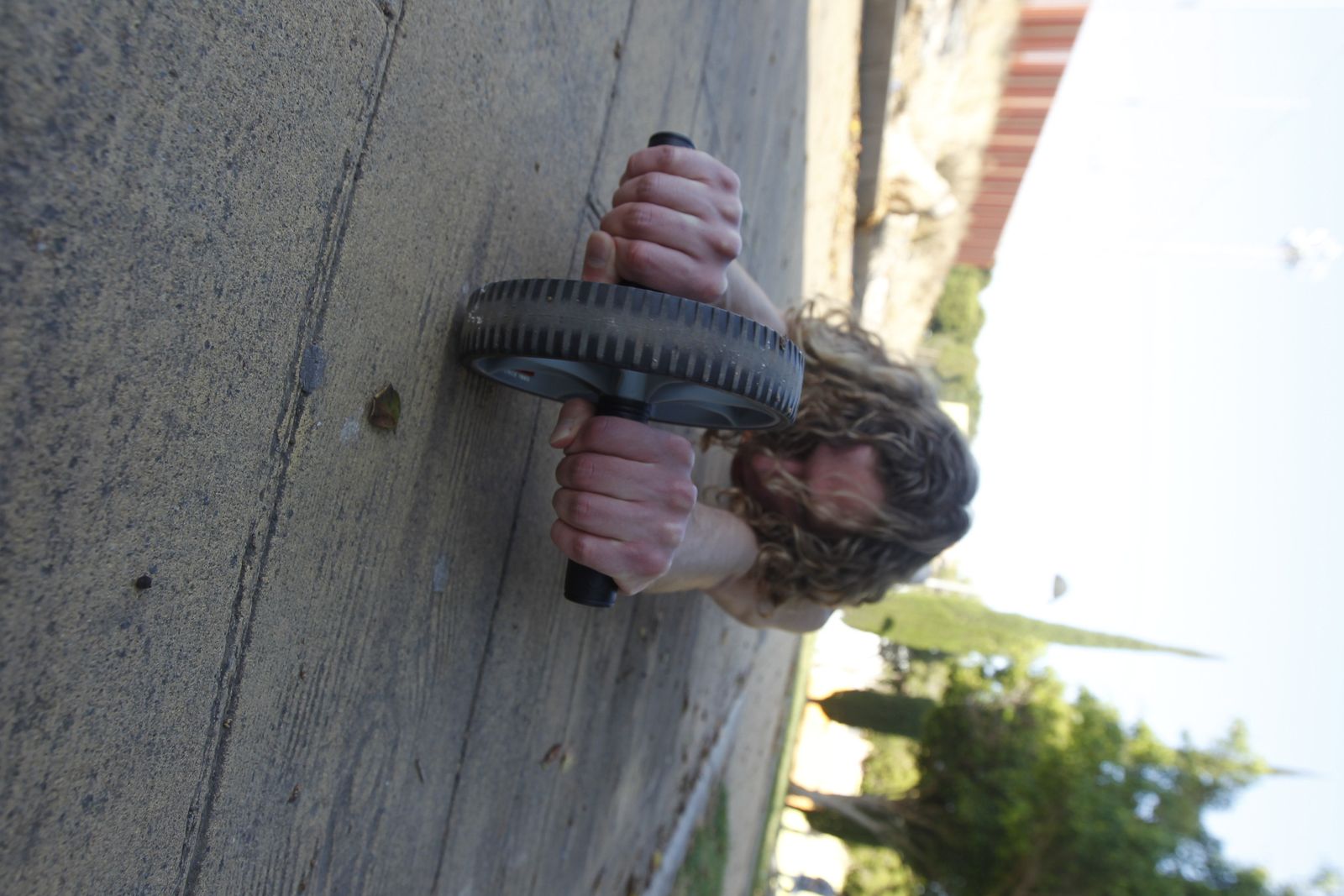 Entrenamiento del CD Atletas de Almería en el parque de Los Molinos