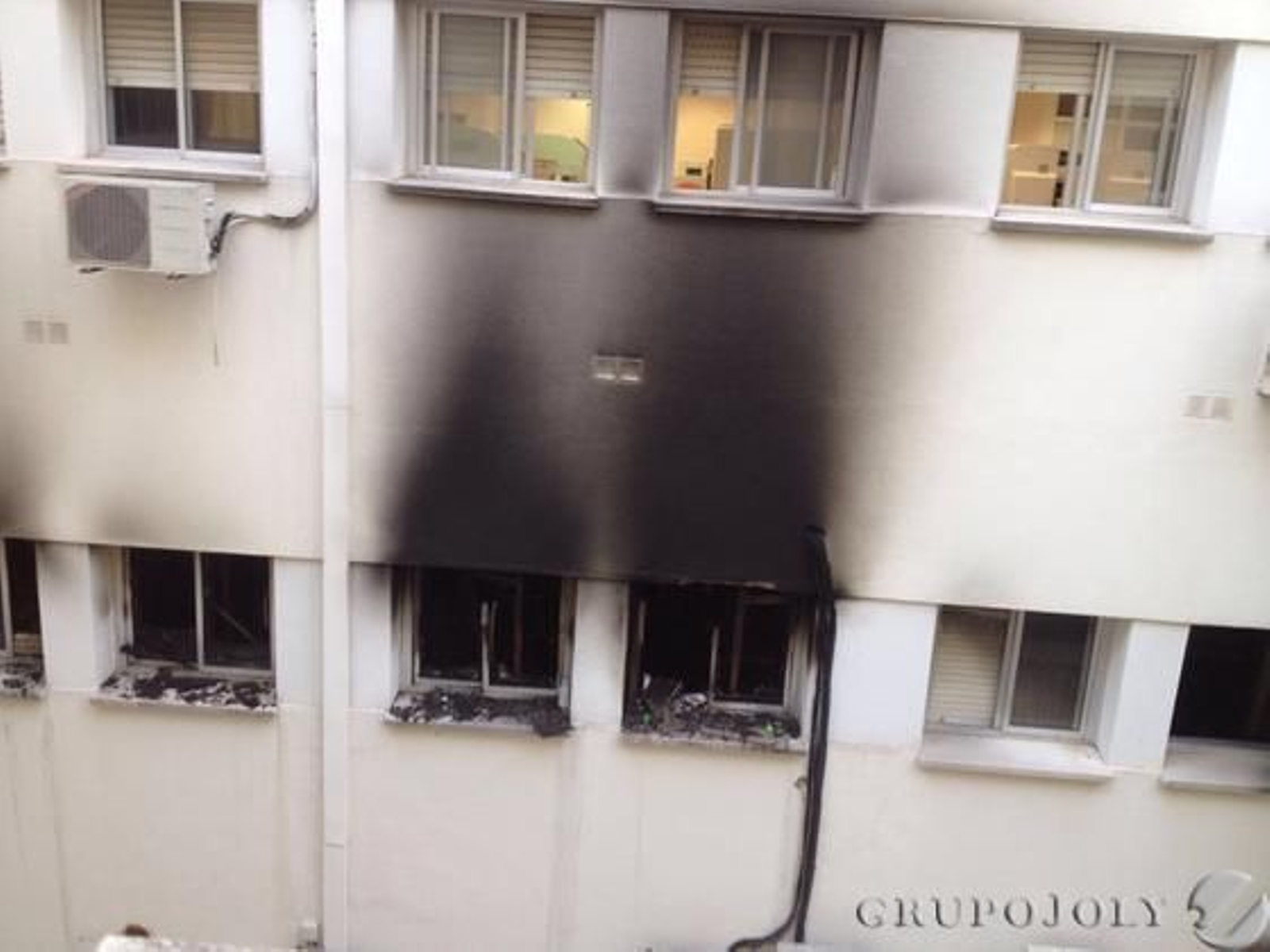 Imágenes de la evacuación del Hospital de Jerez