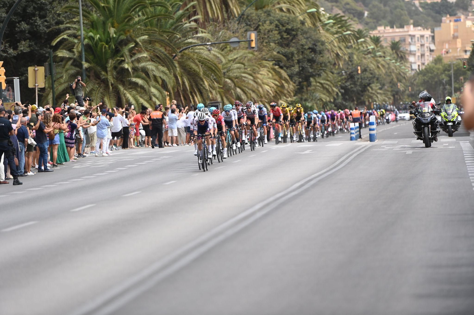 Las fotos de la Vuelta a España al paso por Málaga capital