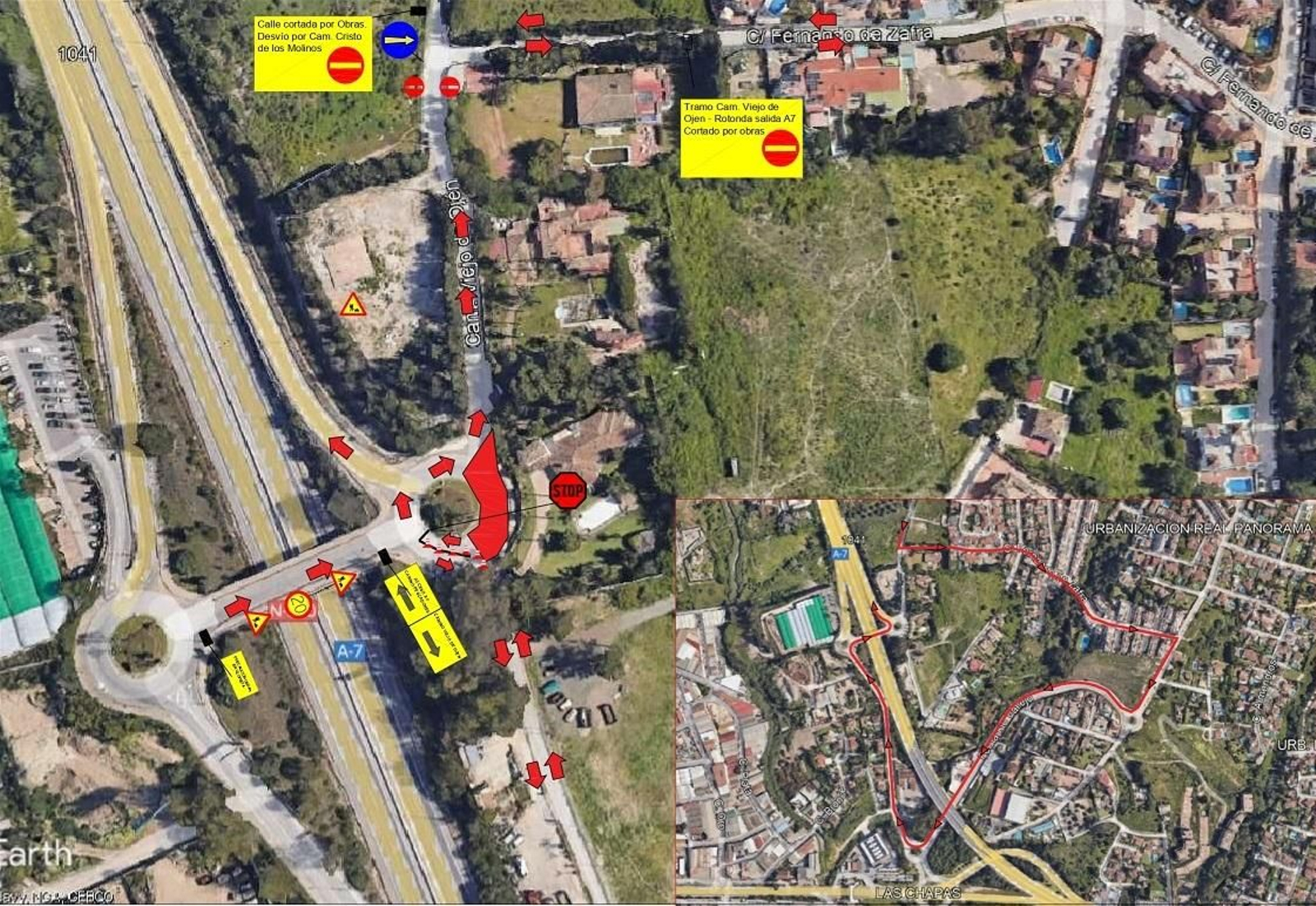 Los trabajos provocarán el desvío del tráfico por las calles Fernando de Zafra y Fernando Vallejo.