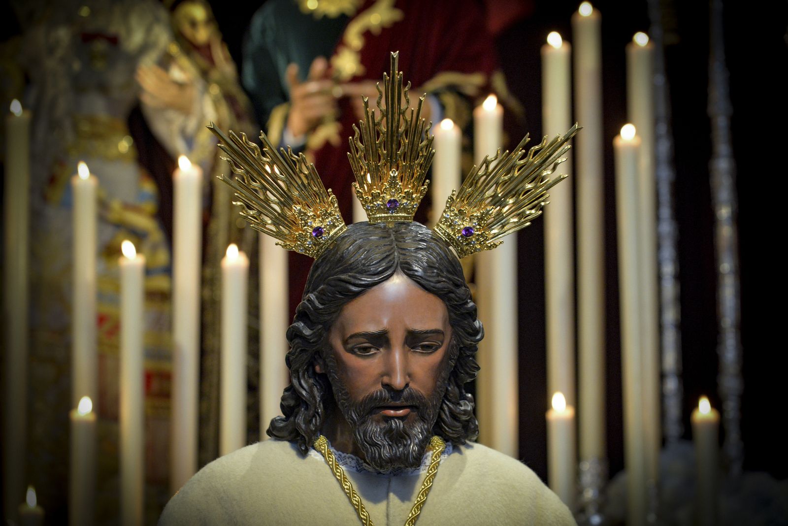 Miércoles Santo en pandemia: Los Panaderos, en imágenes