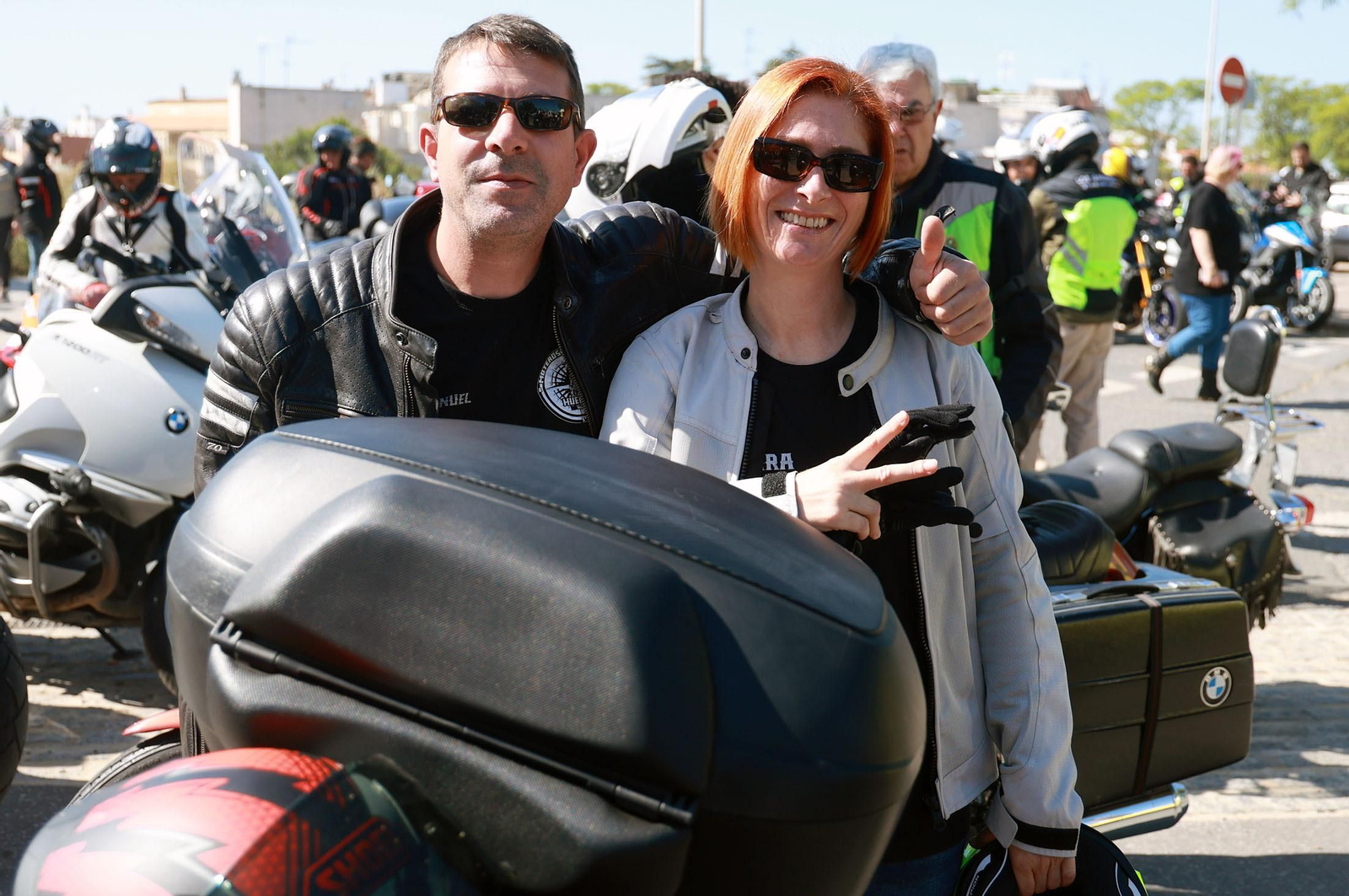 Imágenes de la VI Ruta Solidaria en moto a favor de Cruz Roja