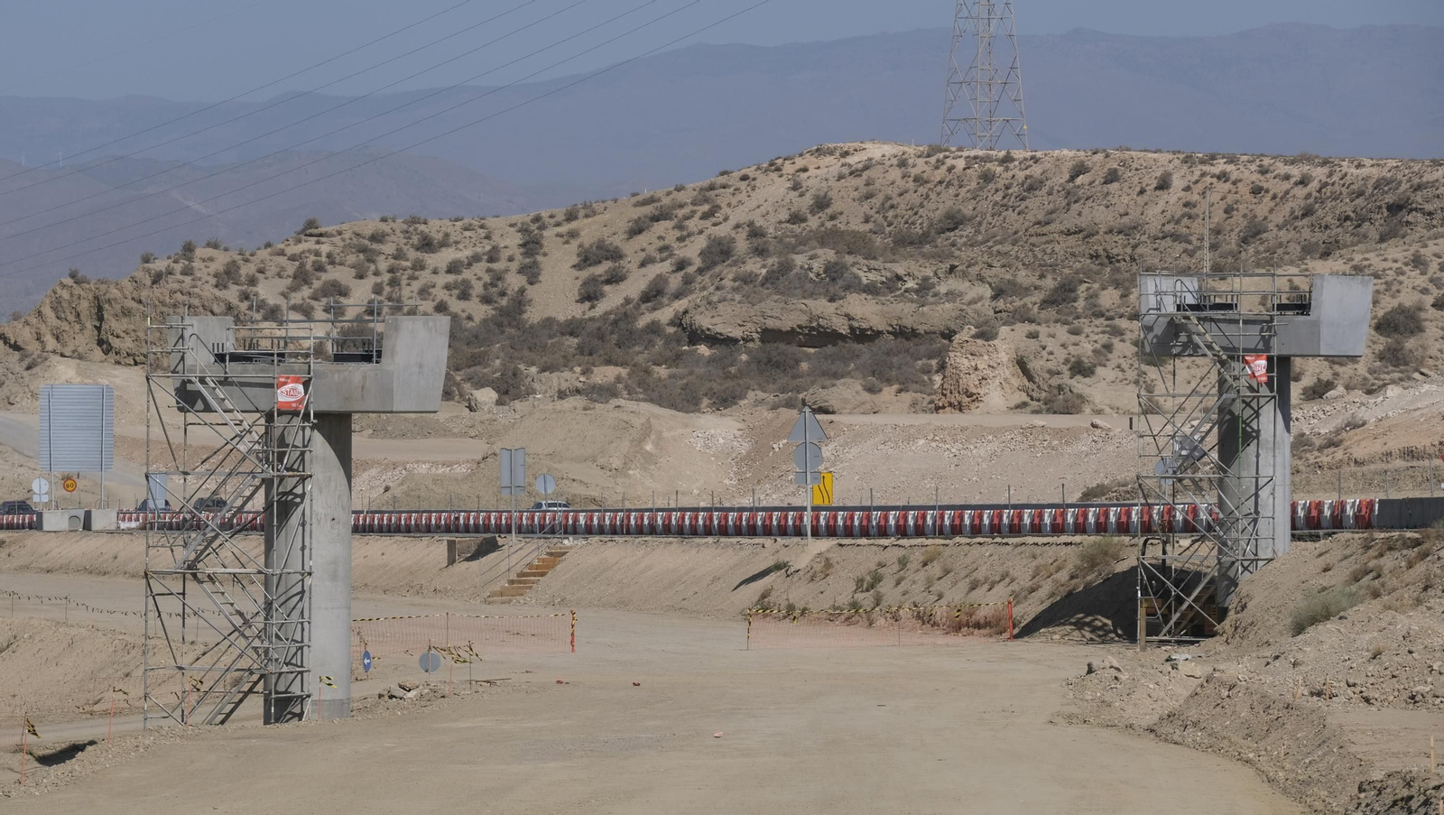 Las obras del nuevo enlace de Viator, en imágenes