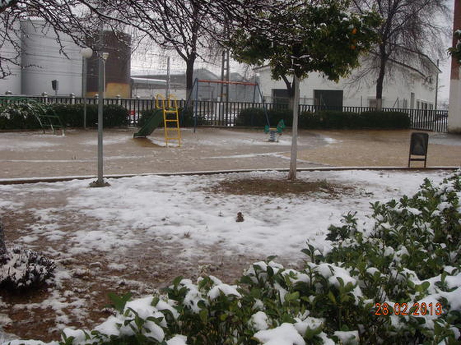 Las imágenes de las nevadas en la provincia de Sevilla