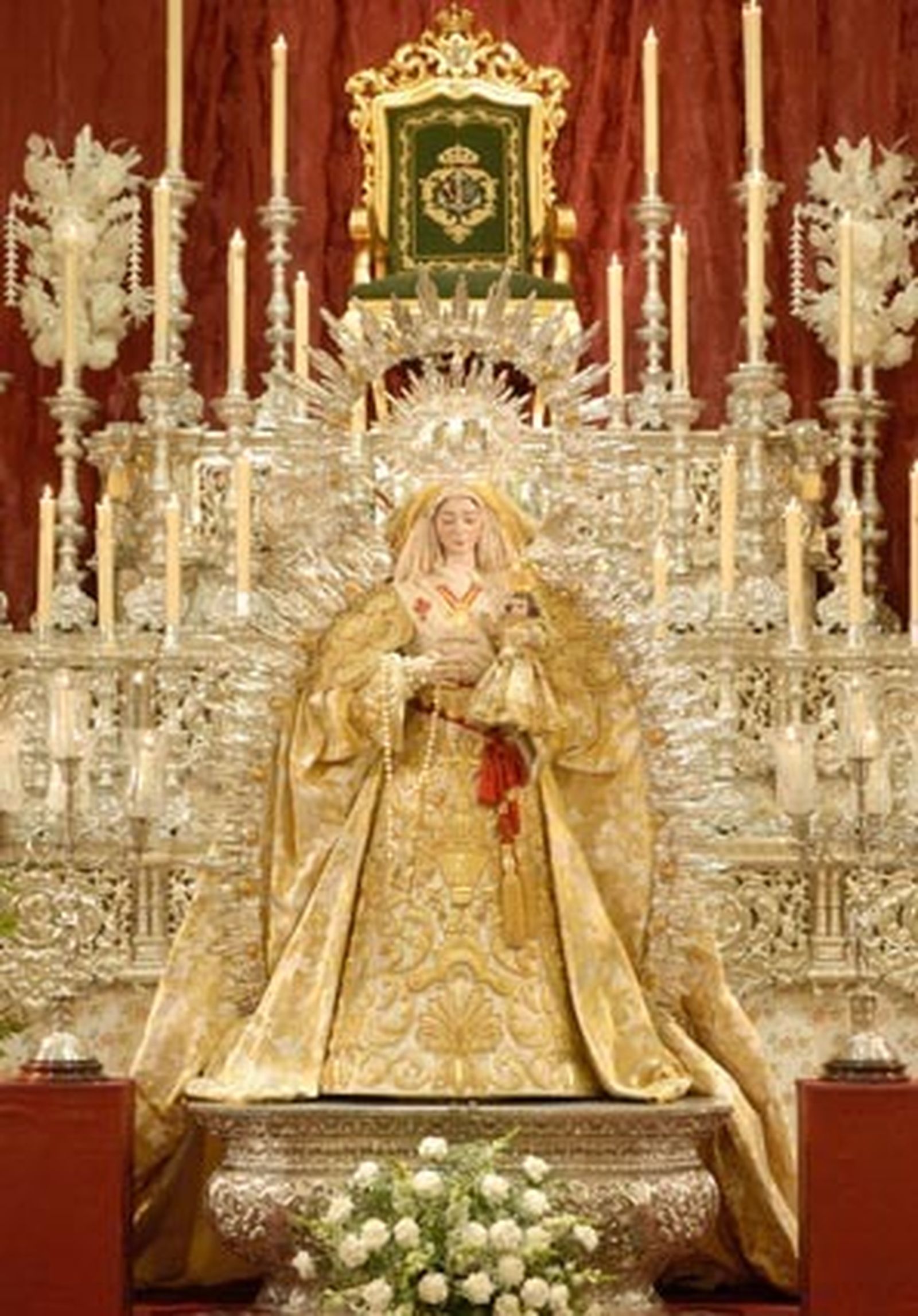 Nazareno y Virgen del Rosario, imágenes de Santiponce