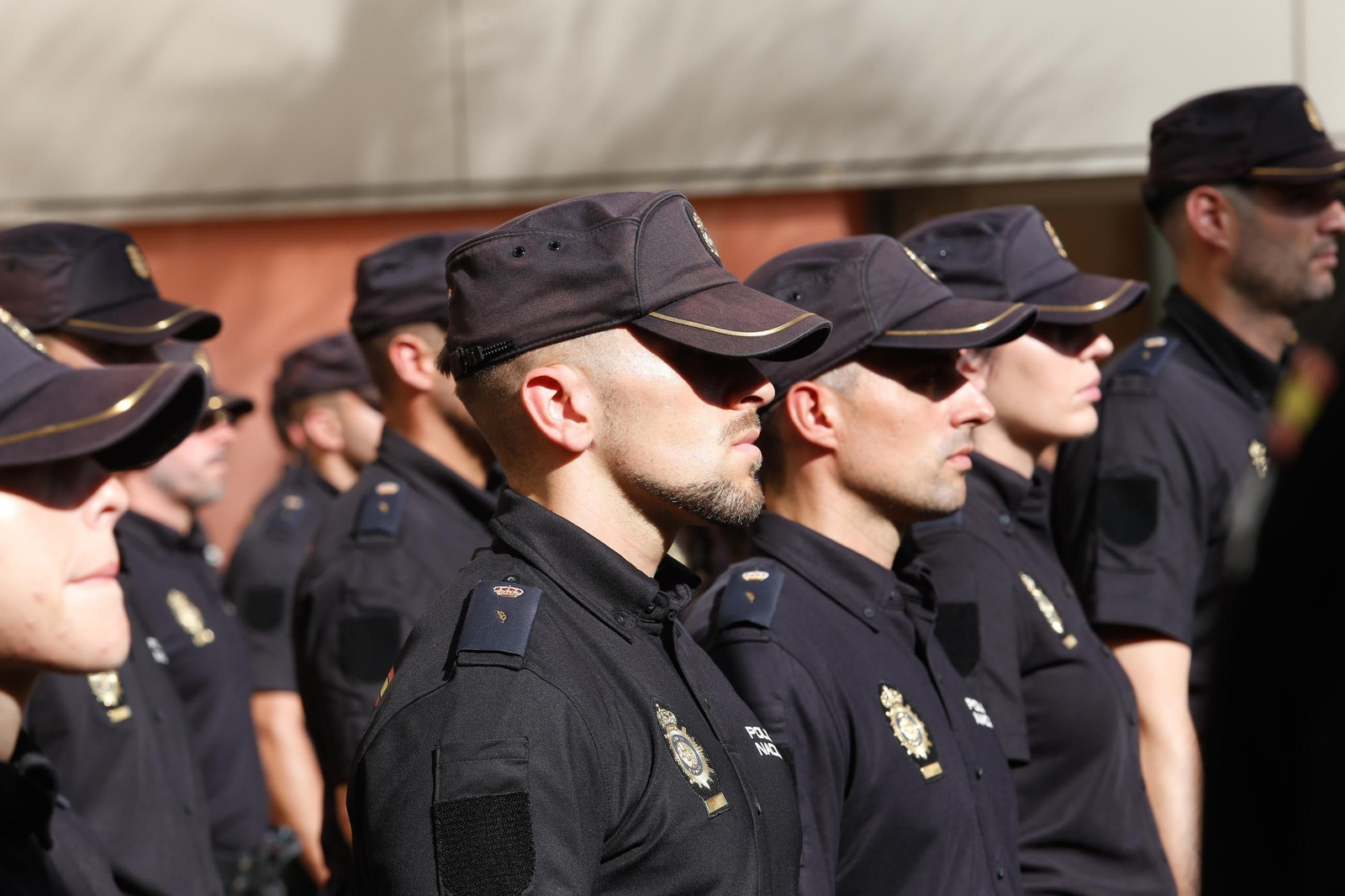 Acto de presenación de los nuevos alumnos de la Escuela Nacional de Policía en Algeciras