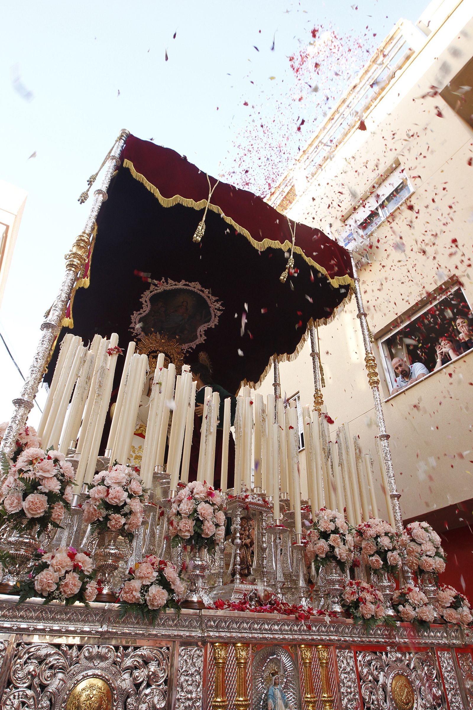 Imágenes de la Procesión de Coronación. Barrio de Los Molinos. Semana Santa Almería 2019