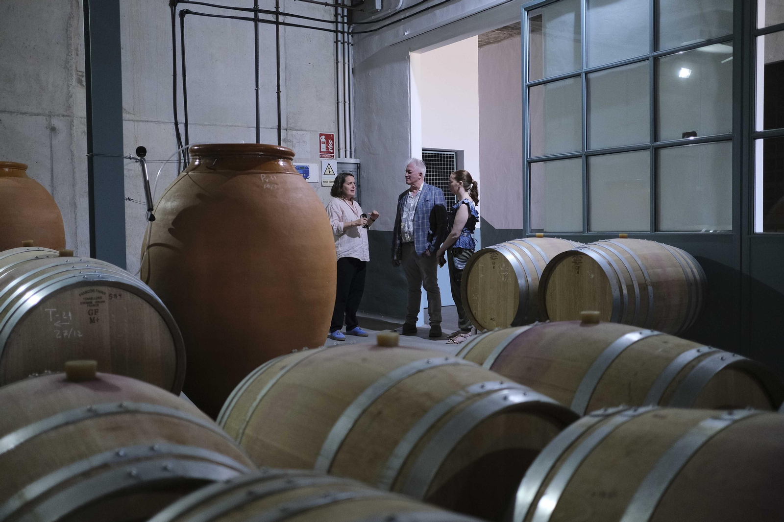 El regreso del turismo extranjero a las bodegas rondeñas, en fotos