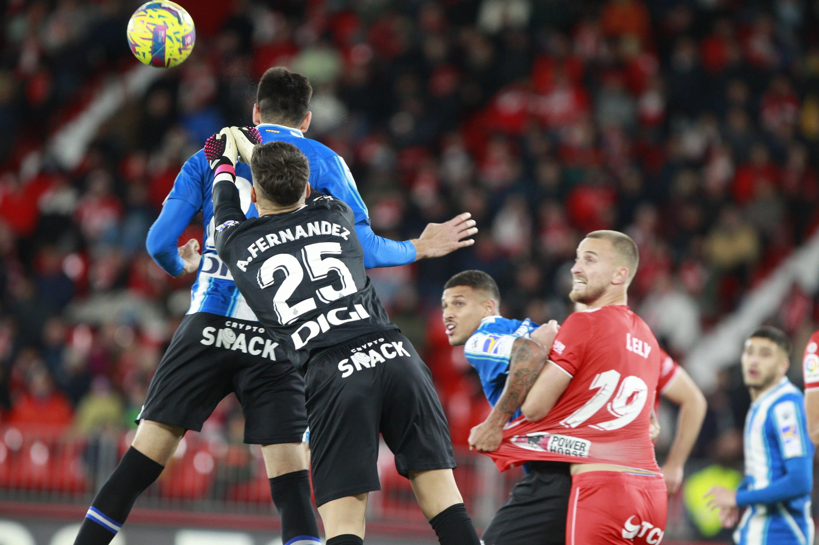 Imágenes del partido U.D. Almería-R.C.D. Espanyol