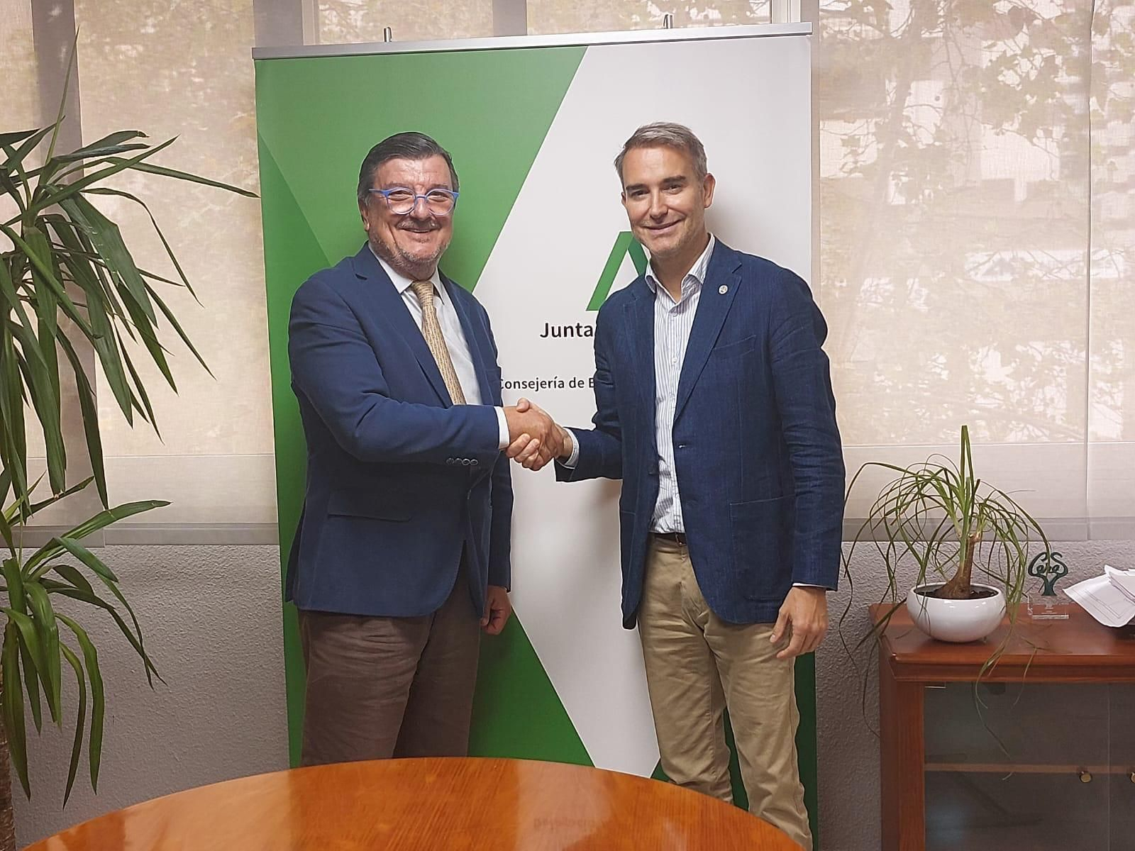 Cecilio Peregrín y Amós García Hueso.