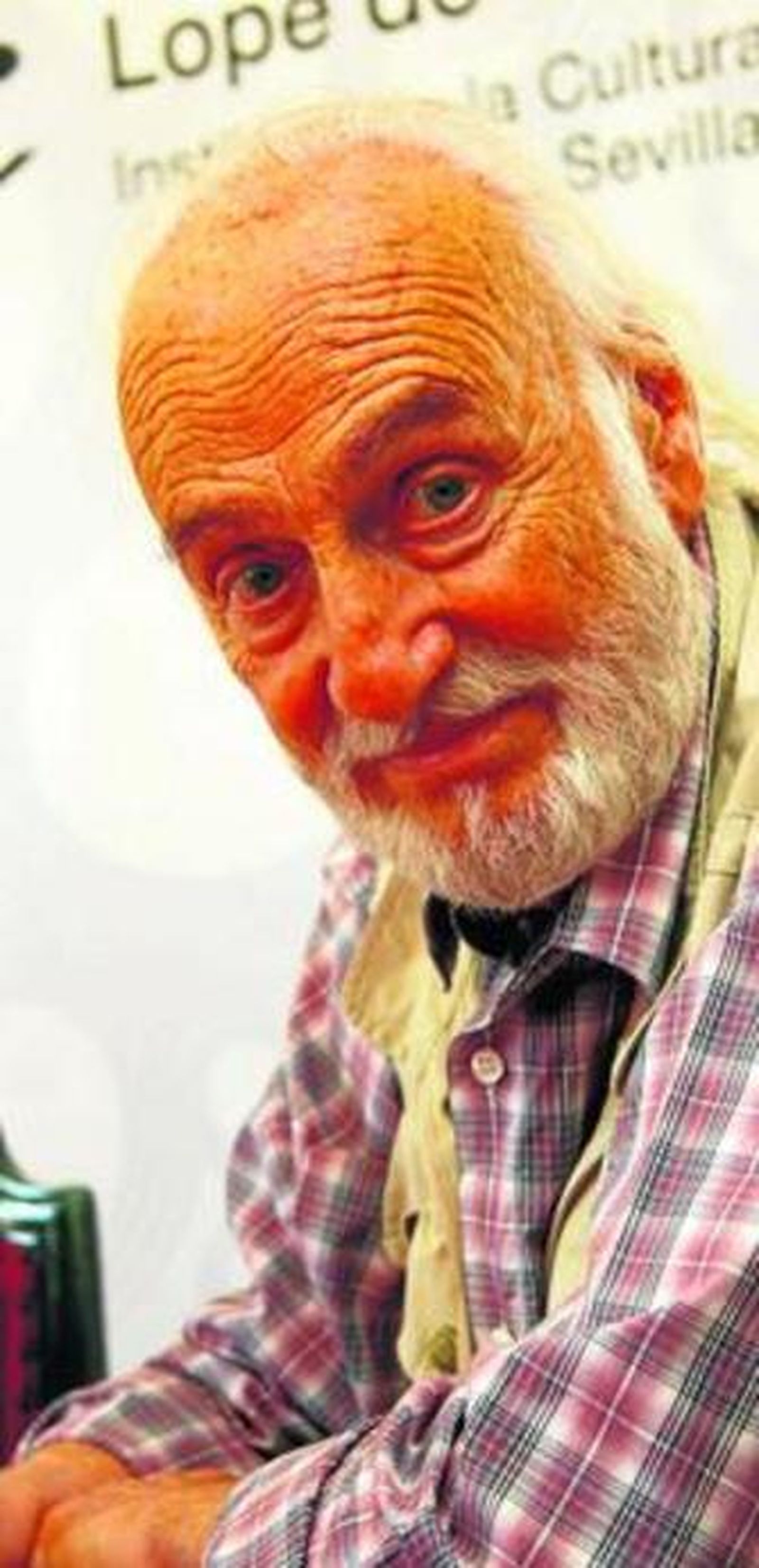 Héctor Alterio, fotografiado hace unas semanas en Sevilla.