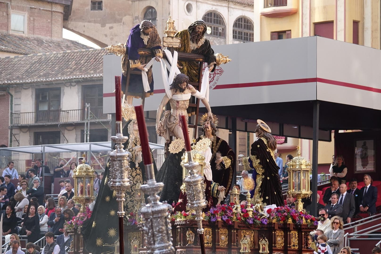 Las fotos del Descendimiento, en el Viernes Santo de Málaga