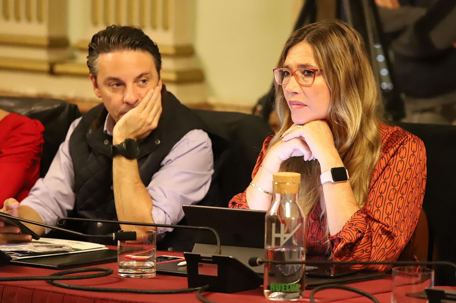 Imágenes del pleno celebrado en el Ayuntamiento de Huelva