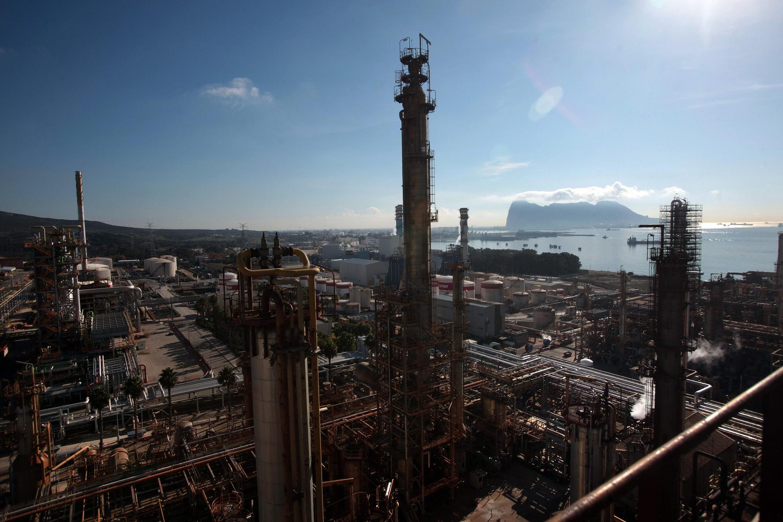 La refinería de Cepsa en San Roque