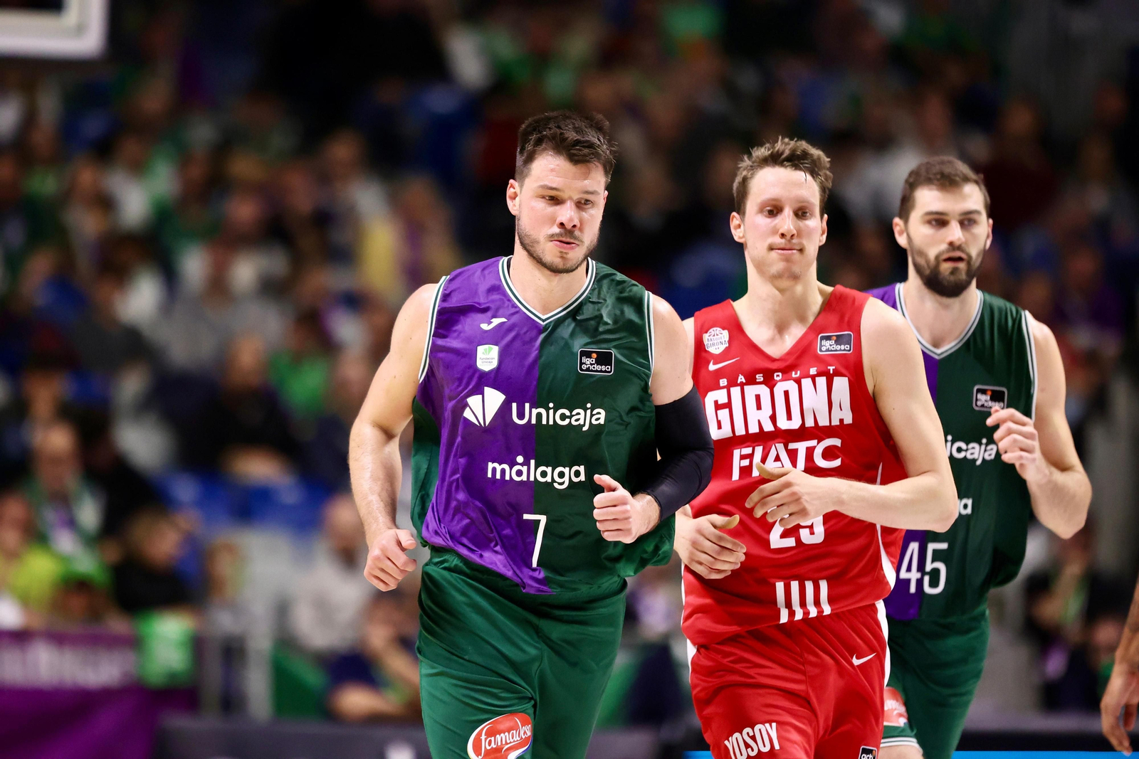 El Unicaja-Bàsquet Girona, en fotos