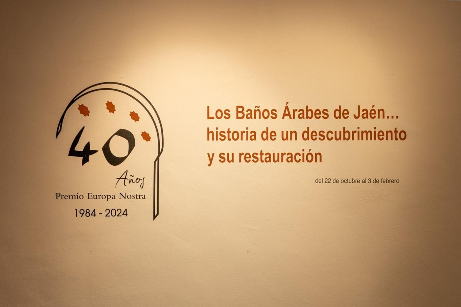 Inauguración la muestra "Los Baños Árabes de Jaén: Historia de un descubrimiento y su restauración. 40 años del Premio Europa Nostra"