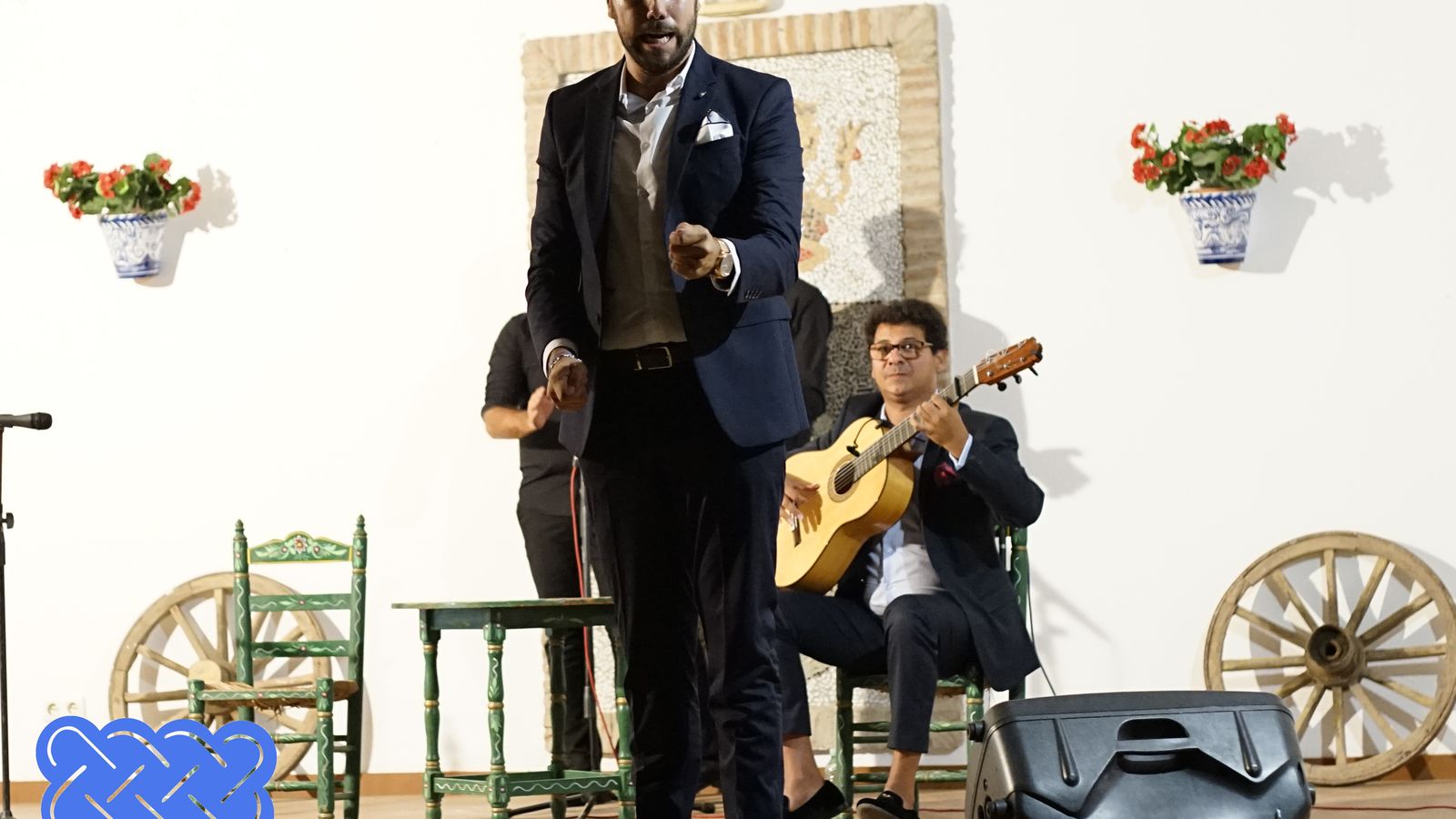 José 'El Berenjeno', en la Peña La Trilla de Trebujena.