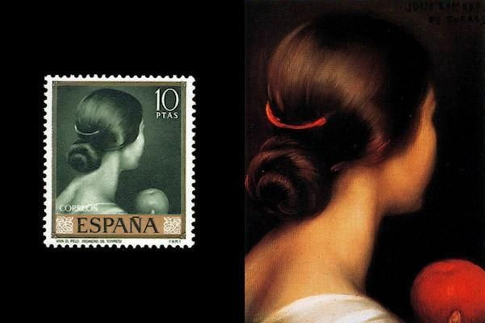 El pelo que cautivó a Romero de Torres