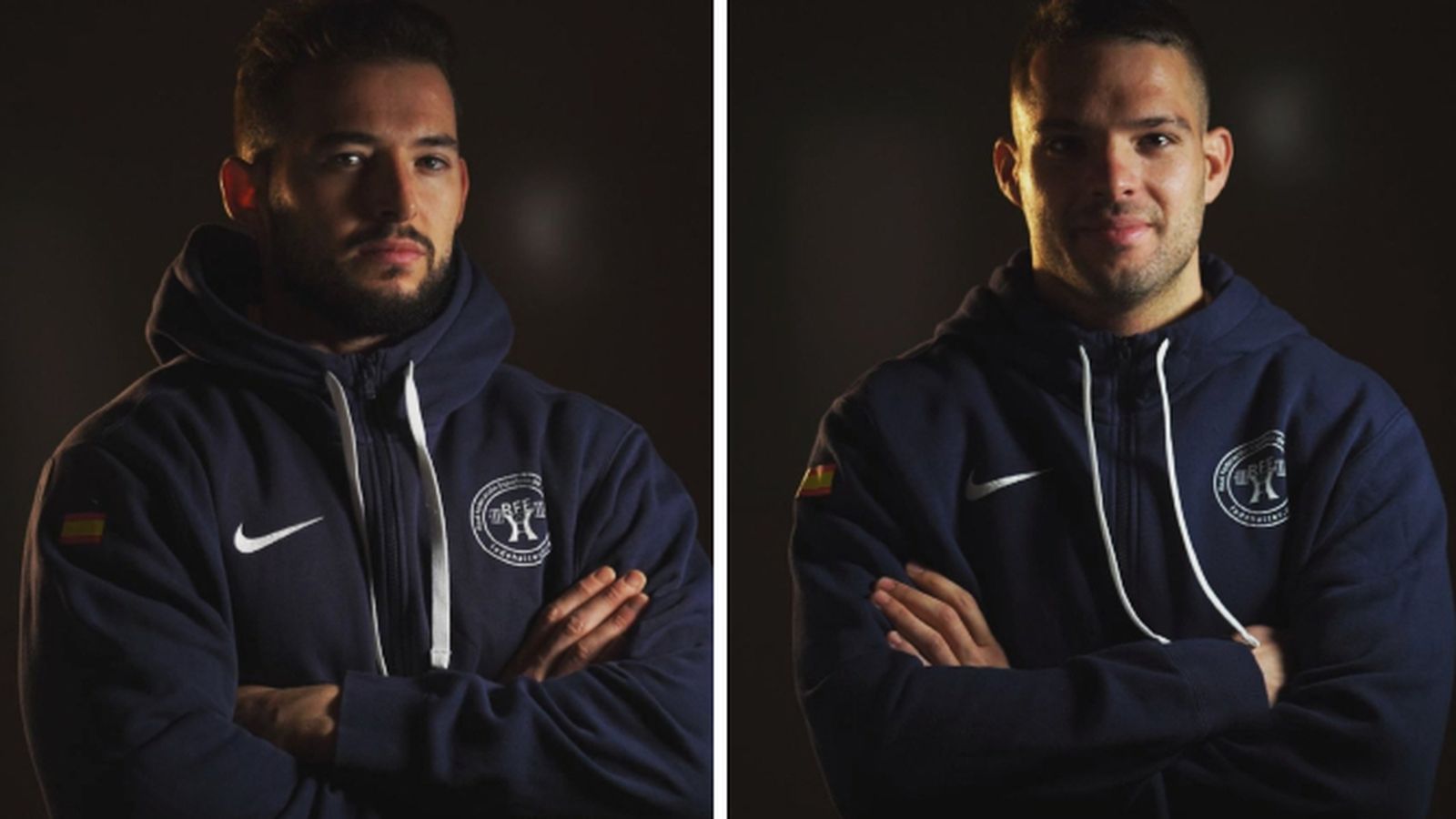 Los dos hermanos Sánchez antes de partir hacia esta nueva aventura.