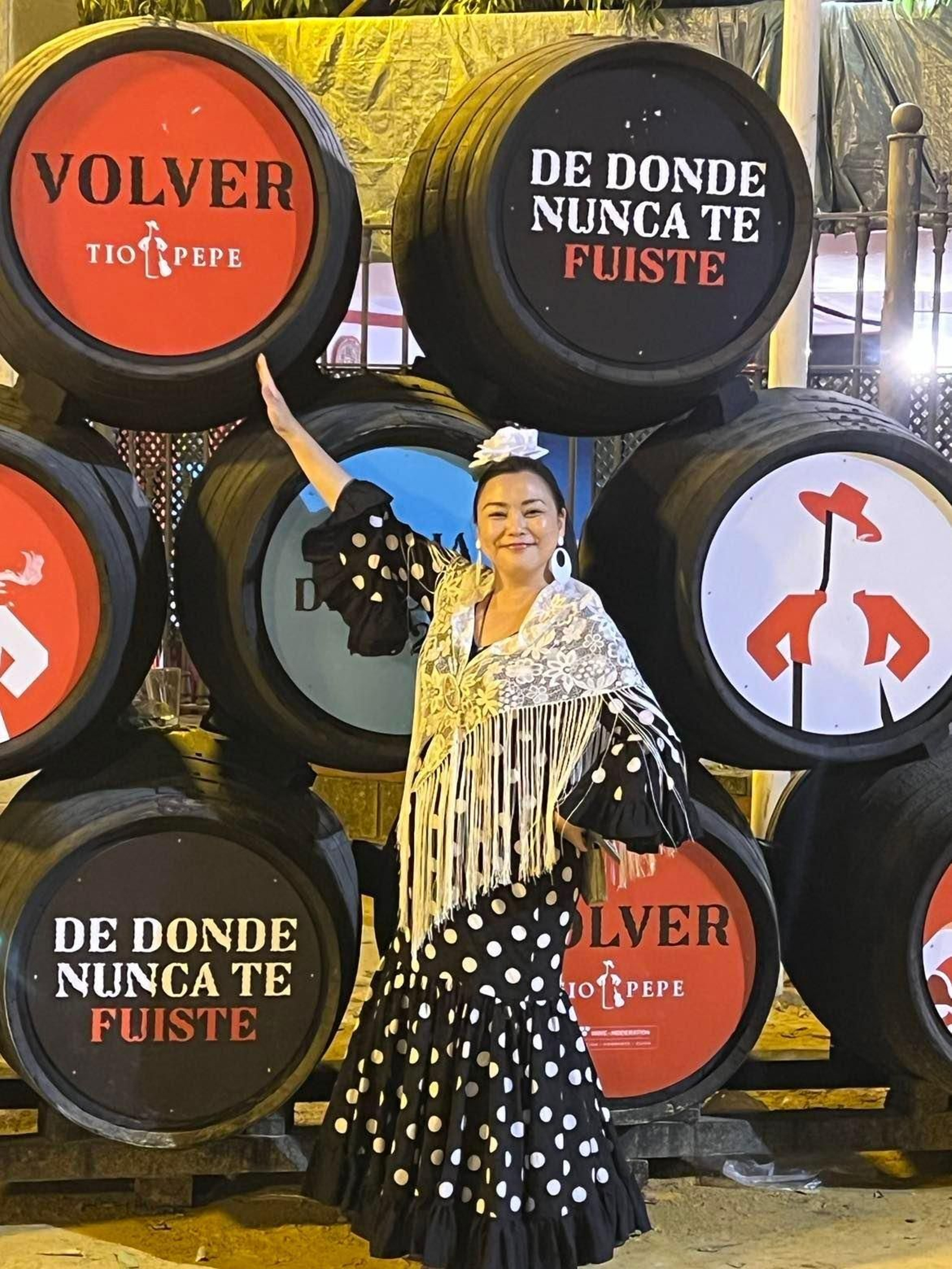 Disfrutando de la Feria del Caballo de 2021.