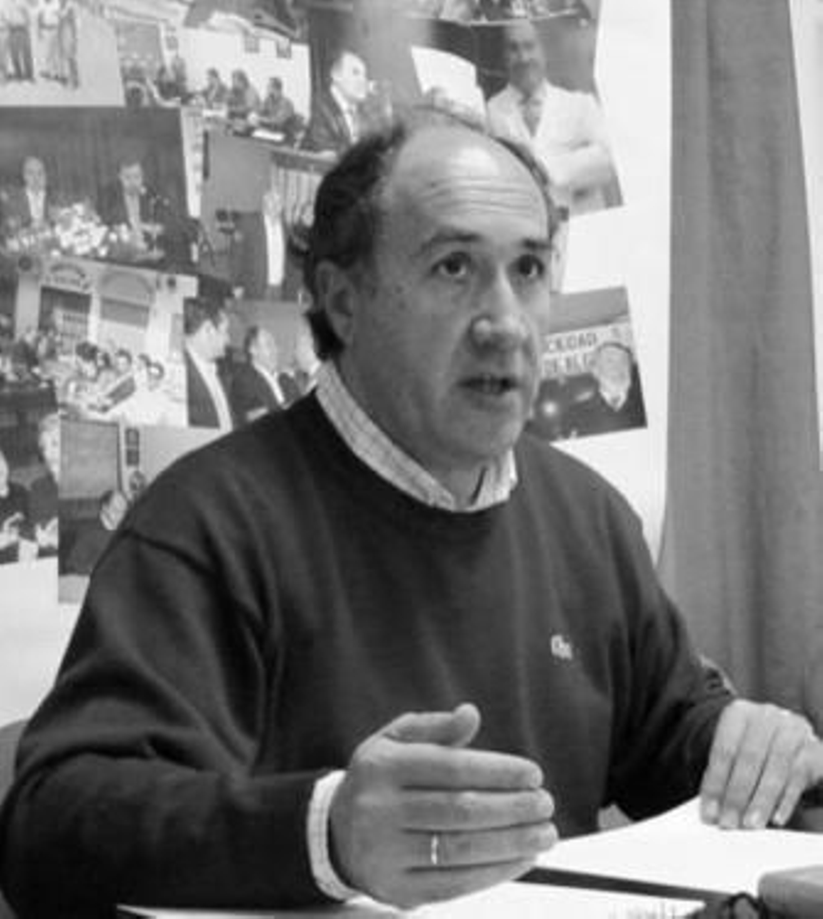 Un pintor trabajando, en una imagen de archivo.