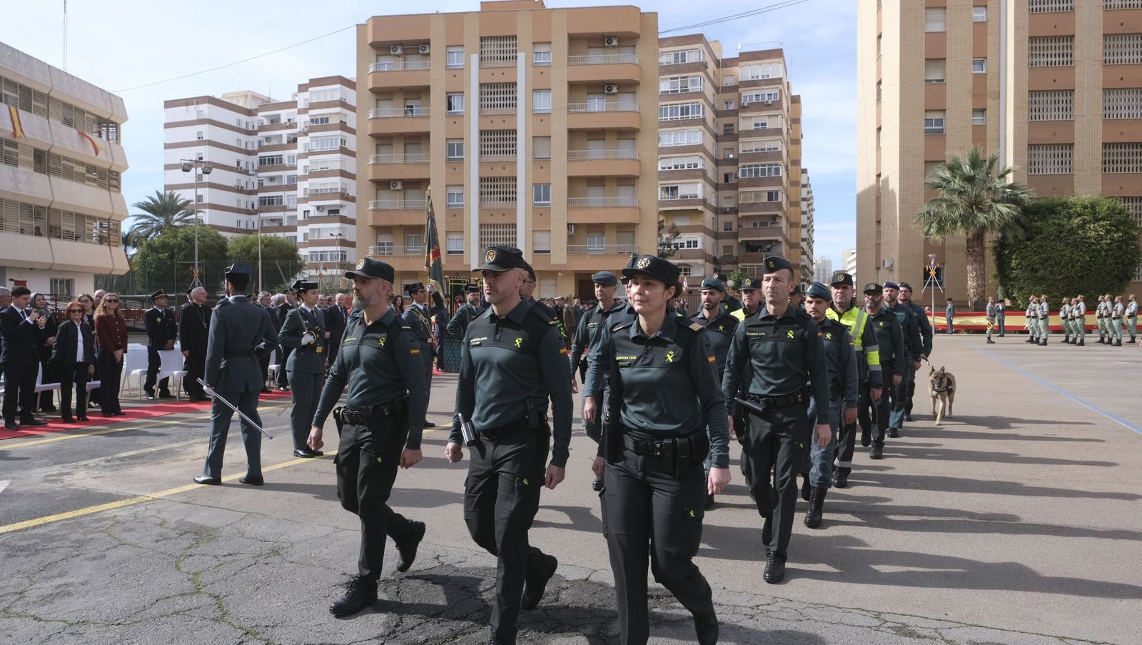 Las imágenes de la toma de posesión del nuevo coronel jefe de la Guardia Civil de Almería